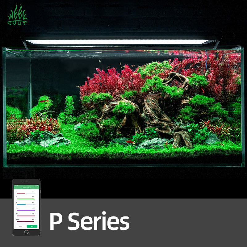 Week Aqua P Series Ver.3 RGB+UV Smart Bluetooth LED Aquarium Light