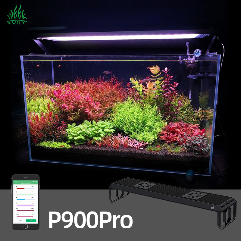 Week Aqua P Series Ver.3 RGB+UV Smart Bluetooth LED Aquarium Light