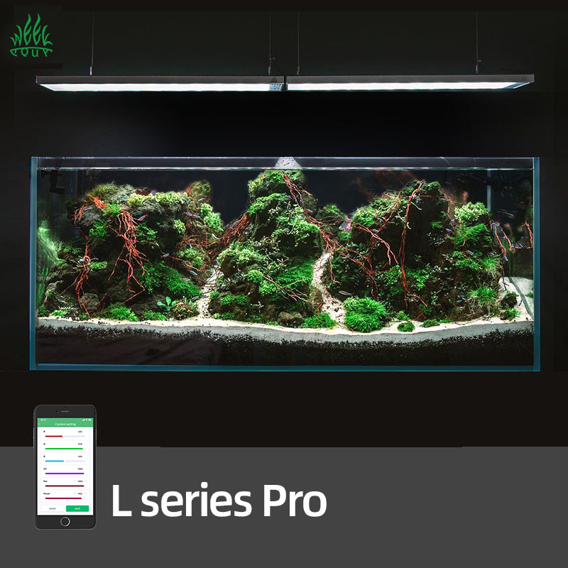 WEEK AQUA L Series Pro RGB+UV Intelligent App Control LED Planted Aquarium Light