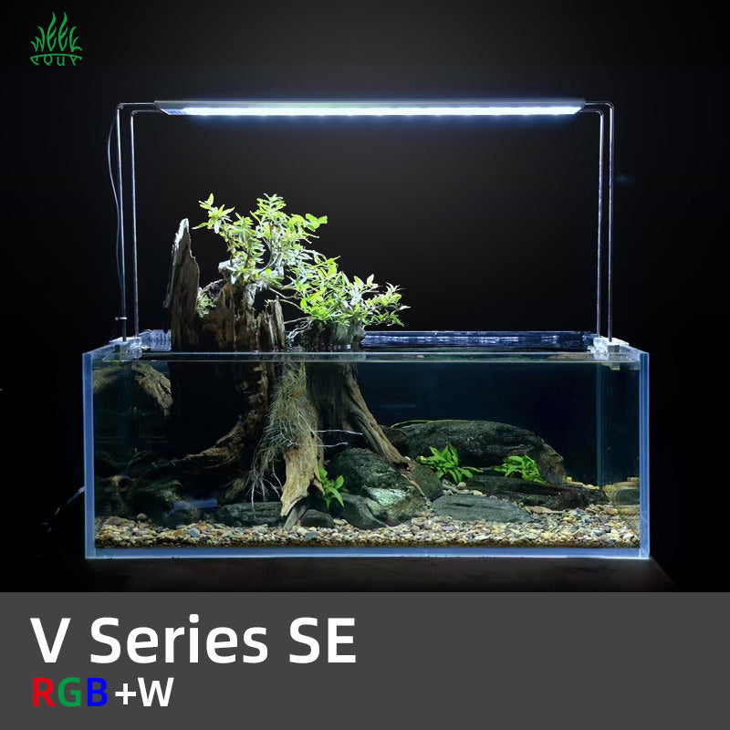 Week Aqua V Series Amphibious Paludarium LED Light RGB+W Full Spectrum High Stand Bracket
