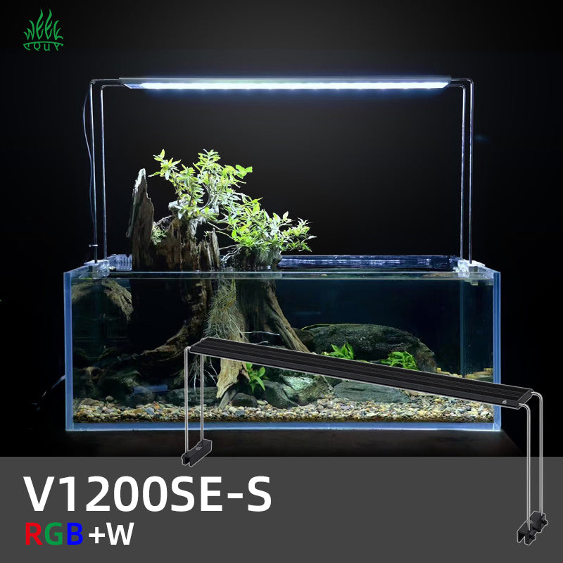 Week Aqua V Series Amphibious Paludarium LED Light RGB+W Full Spectrum High Stand Bracket