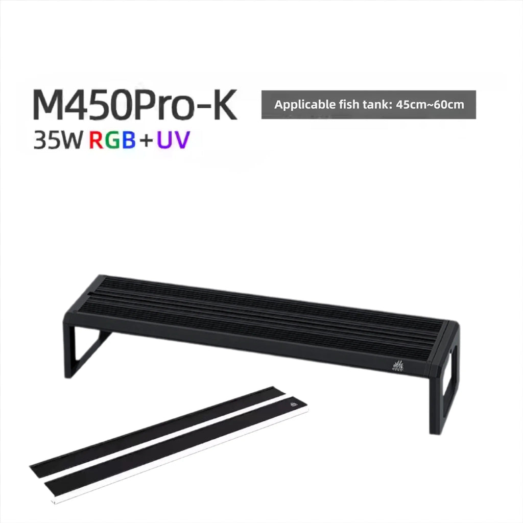 Week Aqua M Series Smart RGB+UV Aquarium LED Light - Full Spectrum Plant Grow Lamp