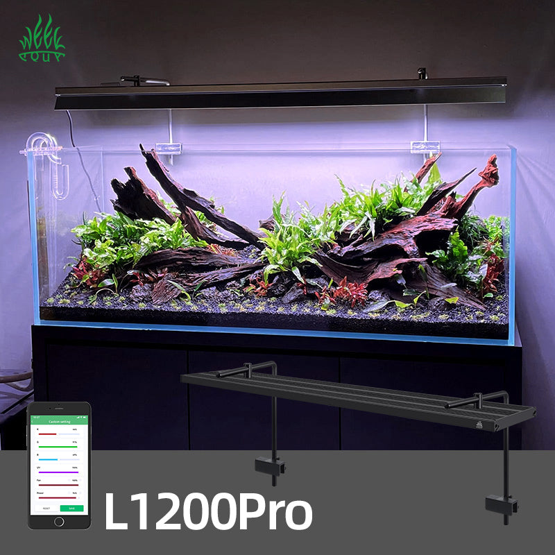WEEK AQUA L Series Pro RGB+UV Intelligent App Control LED Planted Aquarium Light