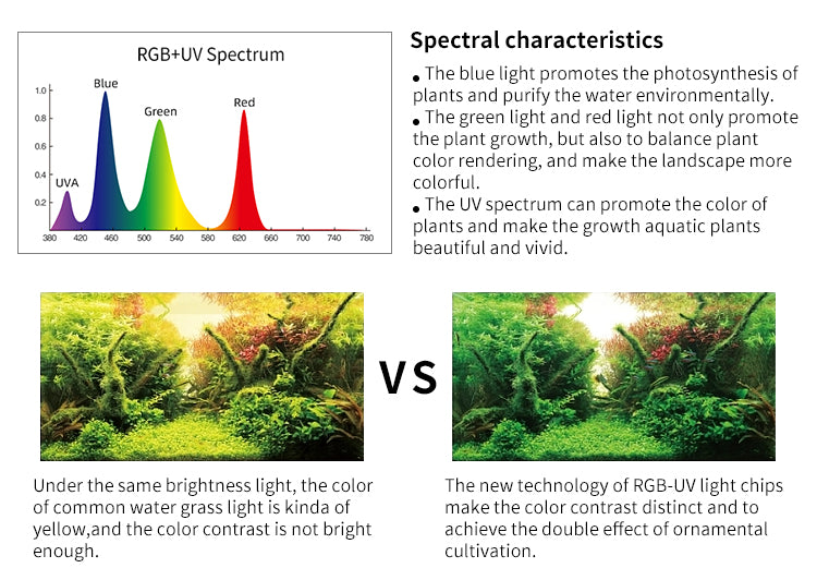 Week Aqua USB Magnetic Plant Grow Light Full spectrum LED Ecology Microlandscape light Nano aquarium light