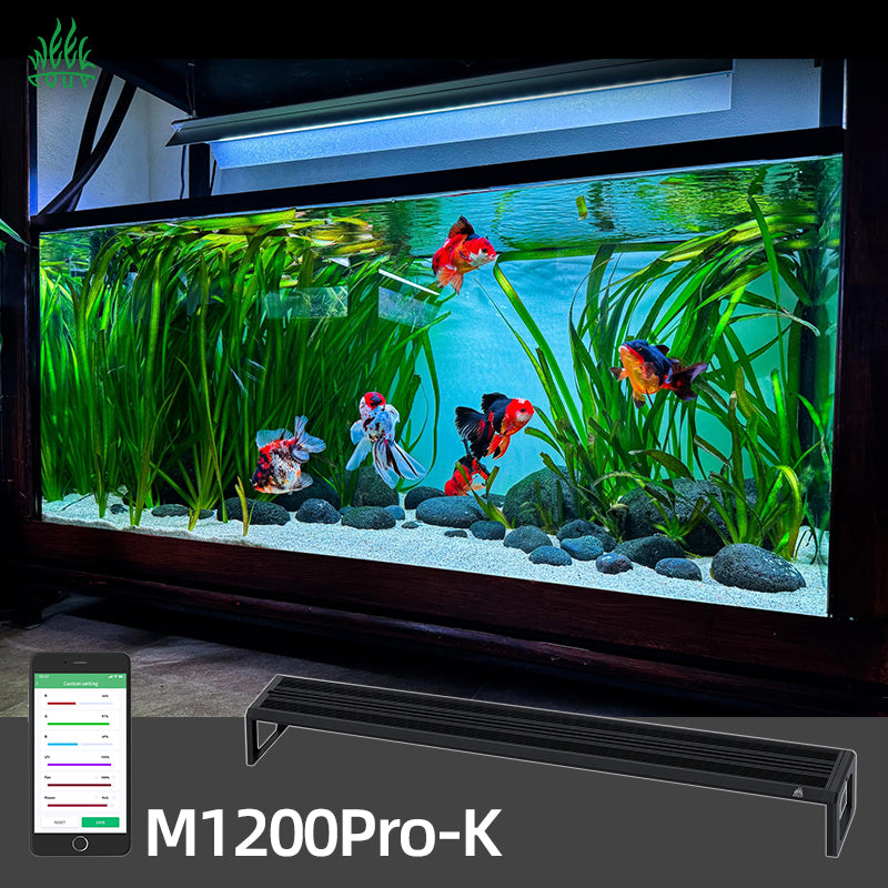 Week Aqua M Series Smart RGB+UV Aquarium LED Light - Full Spectrum Plant Grow Lamp