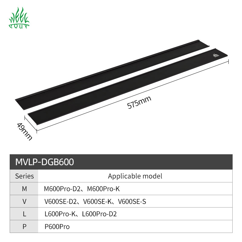 Week Aqua Aquarium Light Shades Anti Glare Cover Panels for A/L/M/P/S/V/Z Series