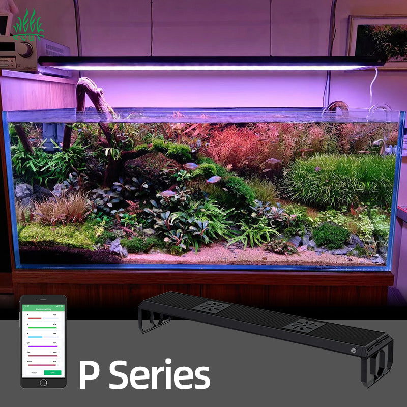 Week Aqua P Series Ver.3 RGB+UV Smart Bluetooth LED Aquarium Light