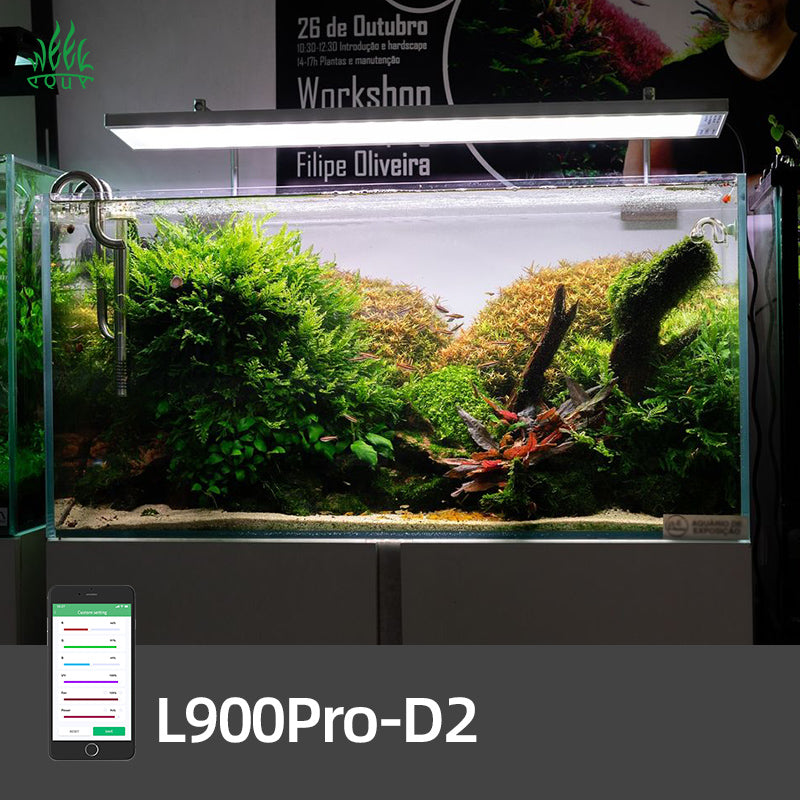 WEEK AQUA L Series Pro RGB+UV Intelligent App Control LED Planted Aquarium Light