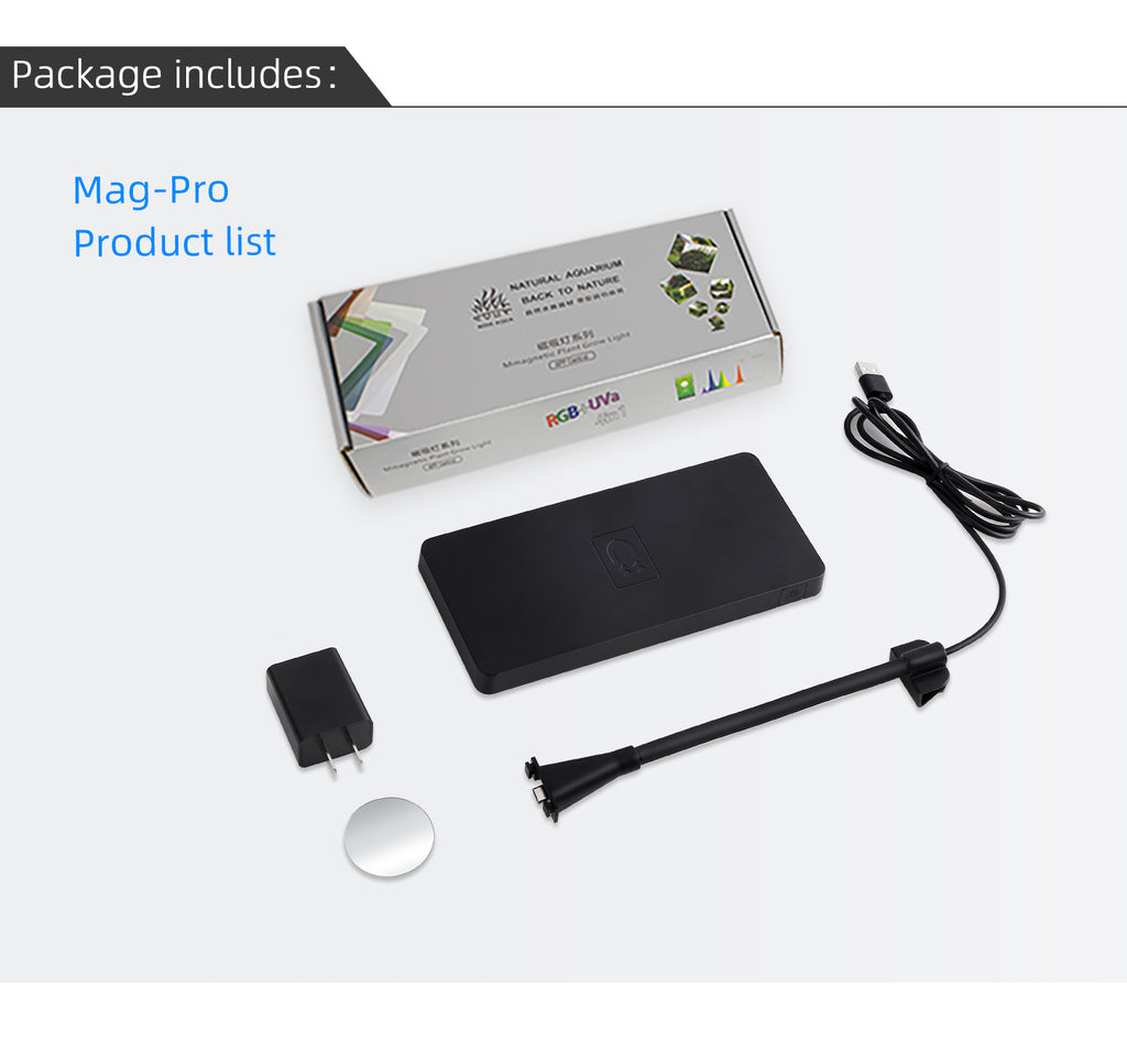 Week Aqua USB Magnetic Plant Grow Light Full spectrum LED Ecology Microlandscape light Nano aquarium light