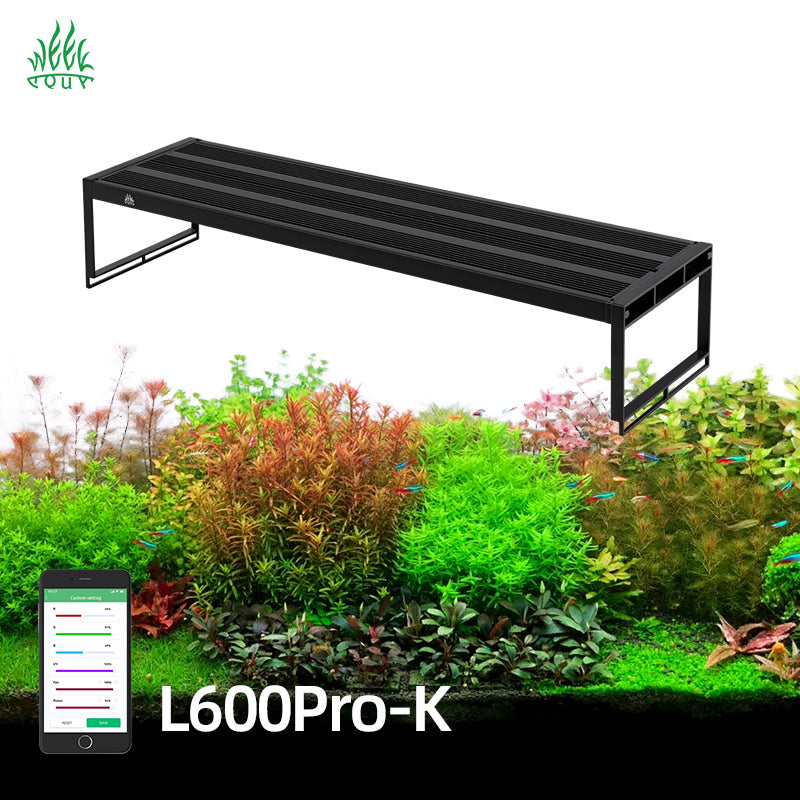 WEEK AQUA L Series Pro RGB+UV Intelligent App Control LED Planted Aquarium Light
