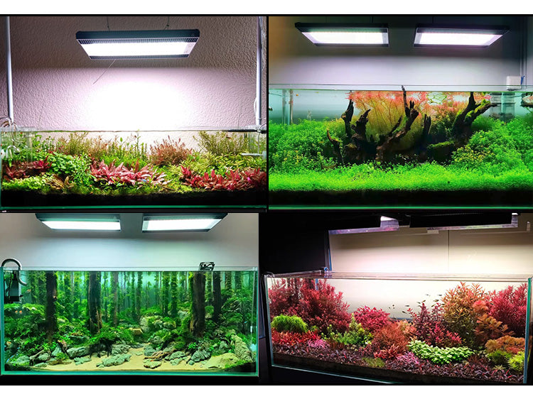 Week Aqua A430Pro LED Aquarium Light RGB UV Full Spectrum 120W Hanging Plant Grow Lamp for High Demand Aquascaping
