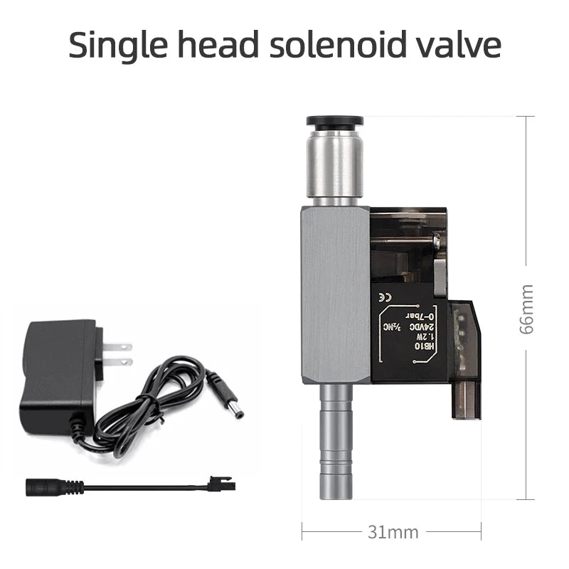 Week Aqua 24V Smart CO2 Solenoid Valve for Planted Aquariums - Precision Pressure Control