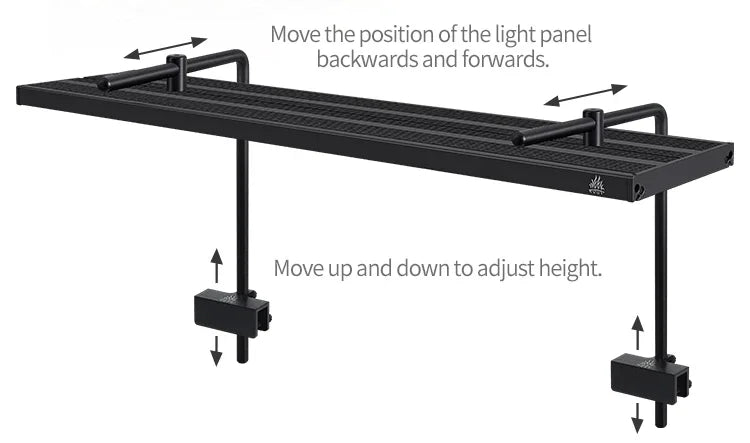 WEEK AQUA L Series Pro RGB+UV Intelligent App Control LED Planted Aquarium Light