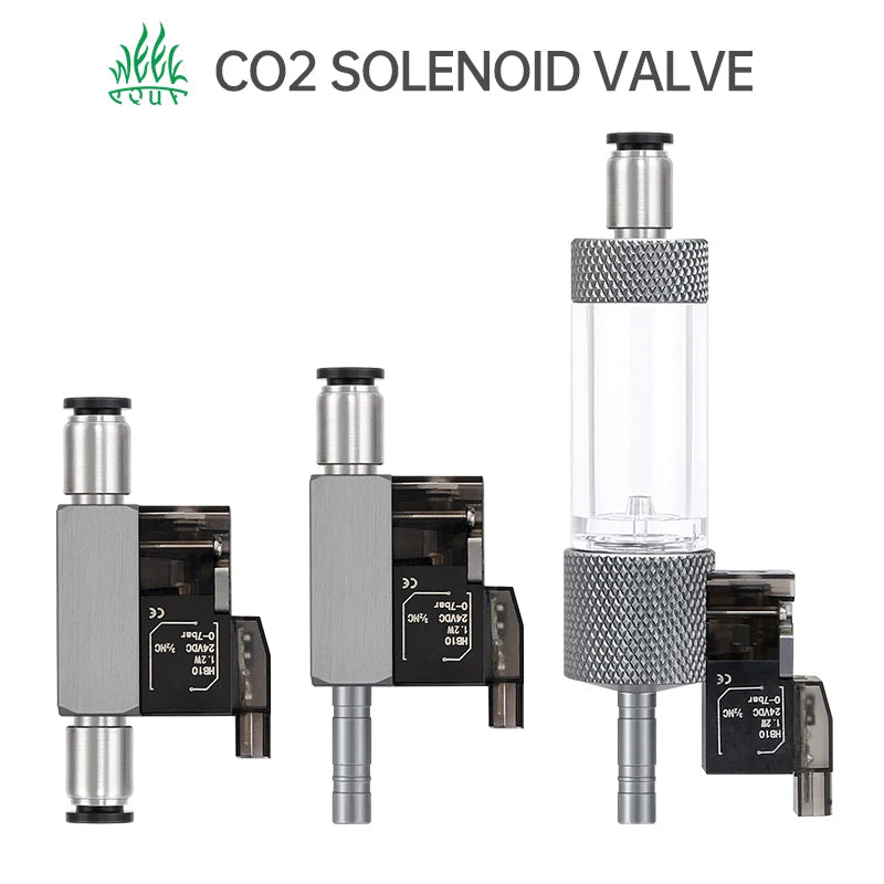 Week Aqua 24V Smart CO2 Solenoid Valve for Planted Aquariums - Precision Pressure Control