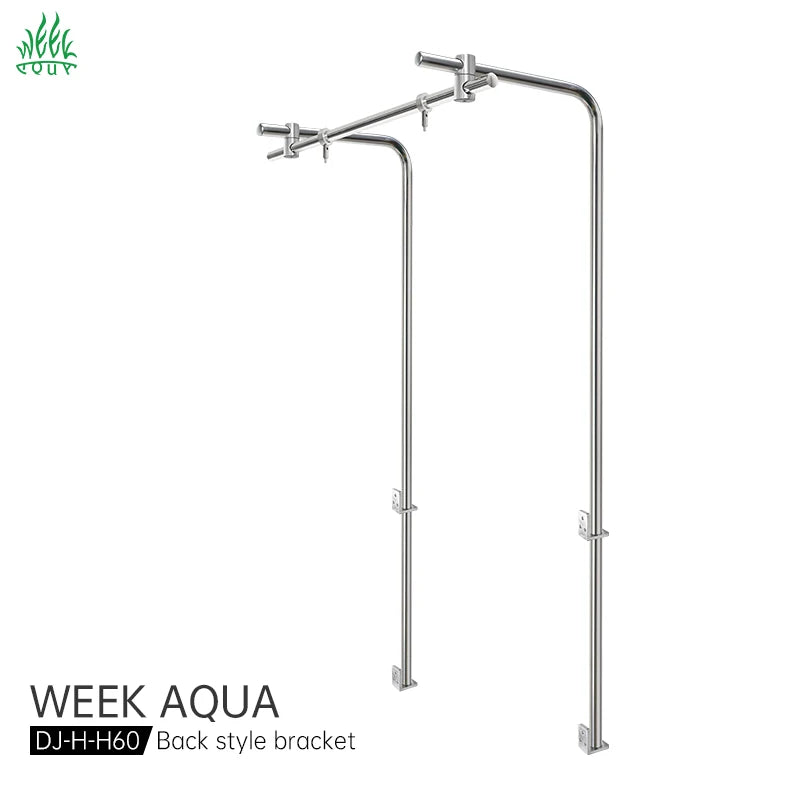 Week Aqua Premium Back-Hanging Stainless Steel Aquarium Light Stand Series DJ-H
