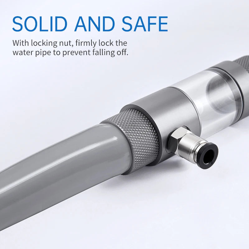 Week Aqua Inline External CO2 Atomizer - High Efficiency Diffuser for Planted Aquariums