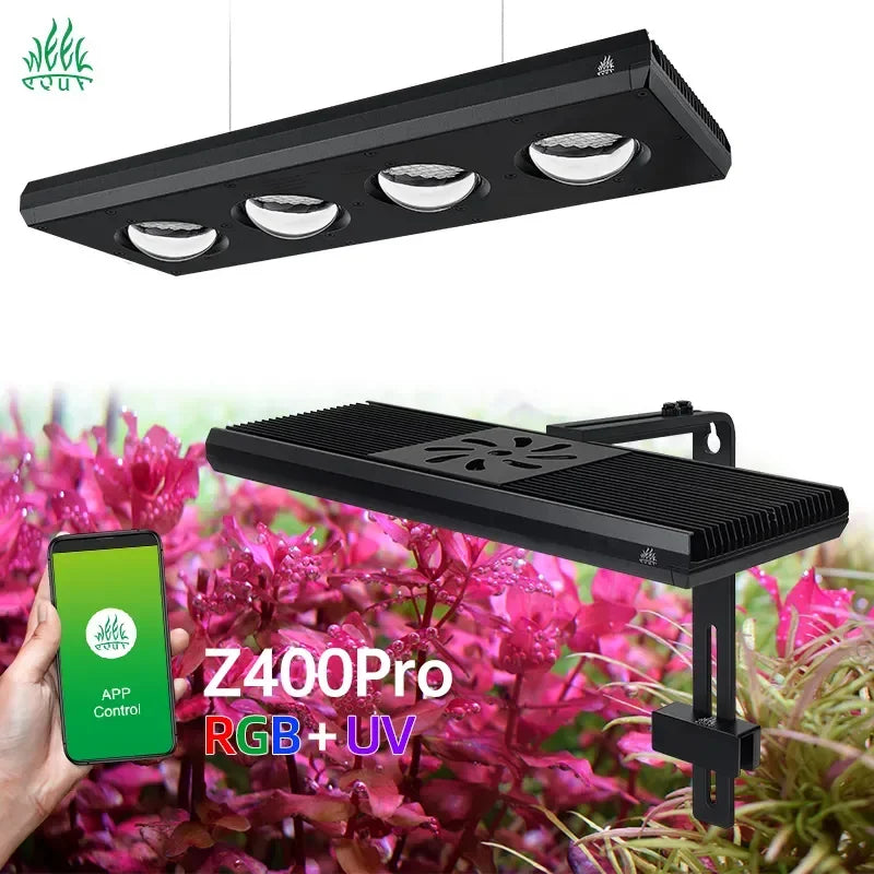 Week Aqua Z400Pro RGB+UV Full Spectrum Smart LED Aquarium Light