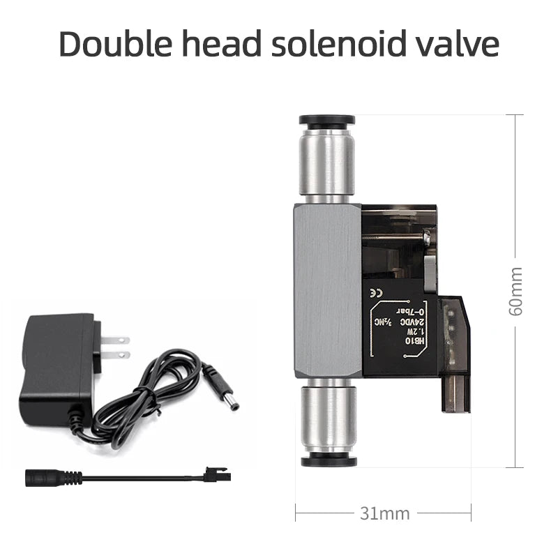 Week Aqua 24V Smart CO2 Solenoid Valve for Planted Aquariums - Precision Pressure Control