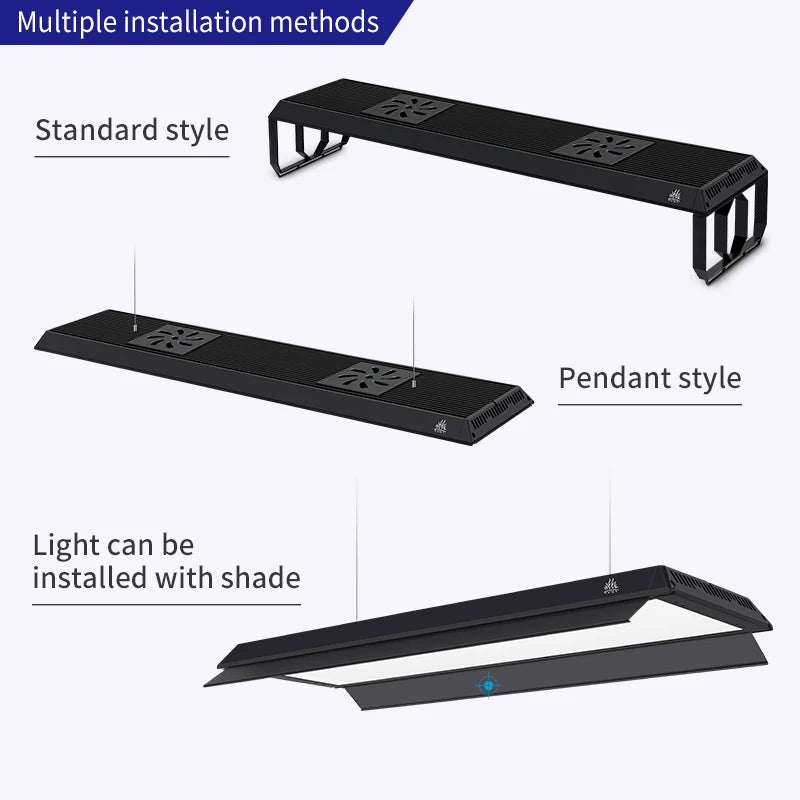 Week Aqua P Series Ver.3 RGB+UV Smart Bluetooth LED Aquarium Light