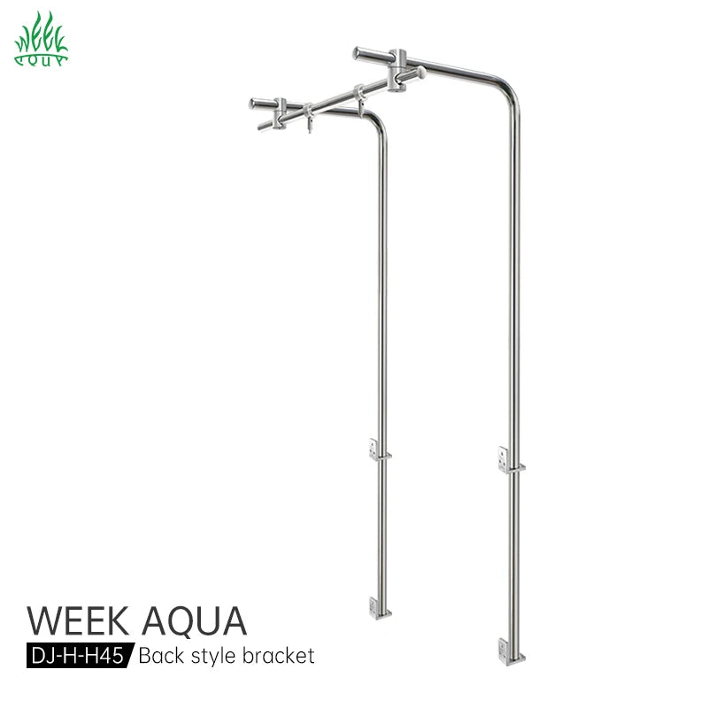 Week Aqua Premium Back-Hanging Stainless Steel Aquarium Light Stand Series DJ-H