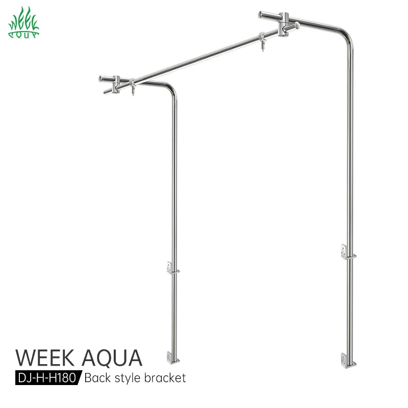 Week Aqua Premium Back-Hanging Stainless Steel Aquarium Light Stand Series DJ-H