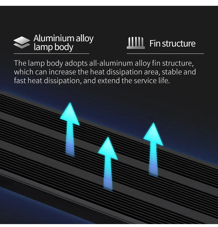 WEEK AQUA L Series Pro RGB+UV Intelligent App Control LED Planted Aquarium Light