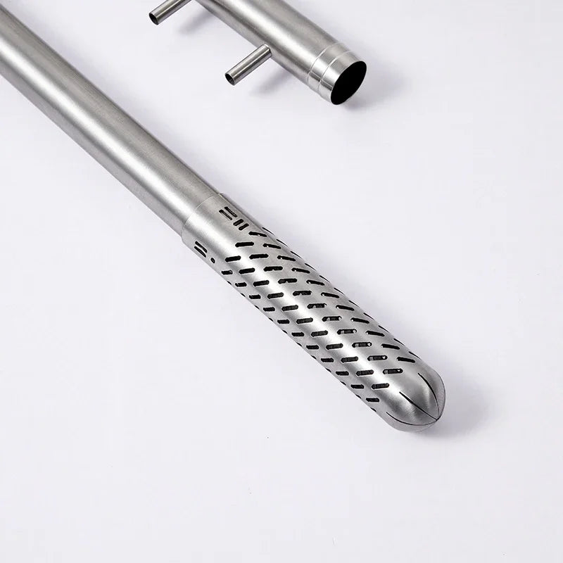 Week Aqua Premium 304 Stainless Steel Inflow Outflow Pipe Set with Built-in Surface Skimmer