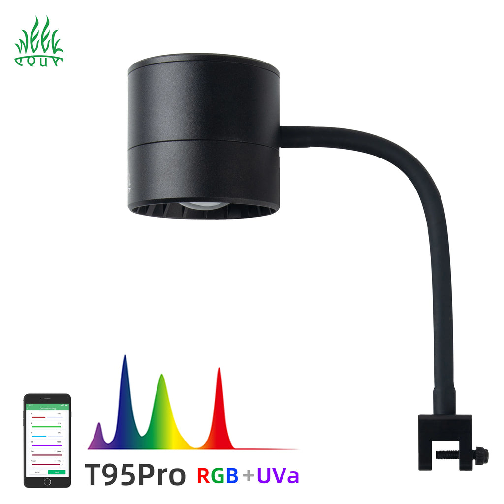 Transform Your Aquarium With Week Aqua T95 Pro Full Spectrum Bluetooth LED Lighting System