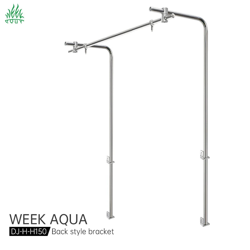 Week Aqua Premium Back-Hanging Stainless Steel Aquarium Light Stand Series DJ-H