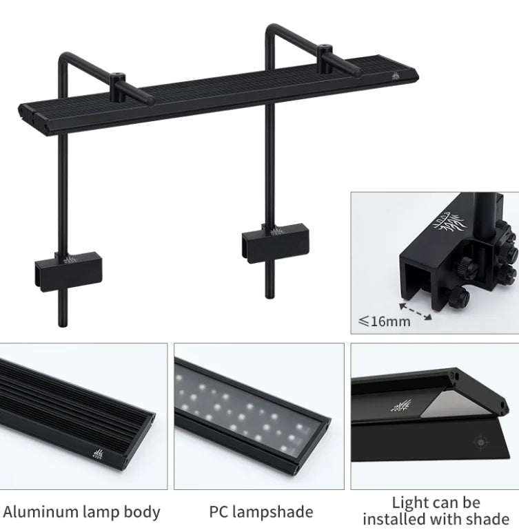 Week Aqua M Series Pendant Style Smart Bluetooth RGB+UV LED Hanging Aquarium Light