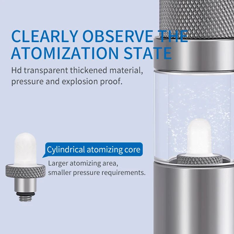 Week Aqua Inline External CO2 Atomizer - High Efficiency Diffuser for Planted Aquariums