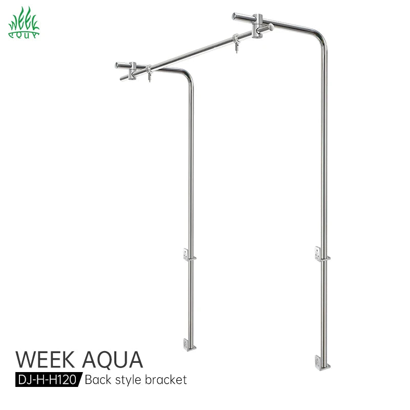Week Aqua Premium Back-Hanging Stainless Steel Aquarium Light Stand Series DJ-H