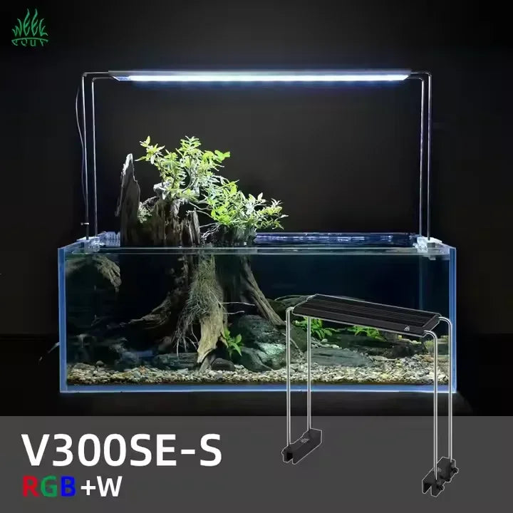 Week Aqua V Series Amphibious Paludarium LED Light RGB+W Full Spectrum High Stand Bracket