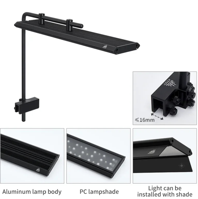 Week Aqua M Series Pendant Style Smart Bluetooth RGB+UV LED Hanging Aquarium Light