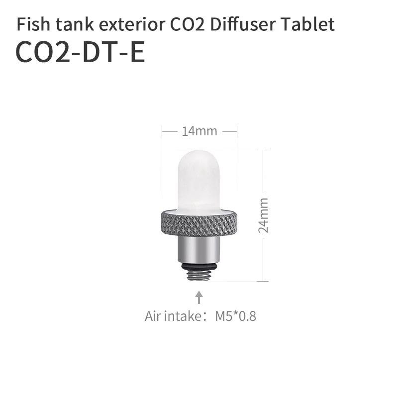 Week Aqua Inline External CO2 Atomizer - High Efficiency Diffuser for Planted Aquariums