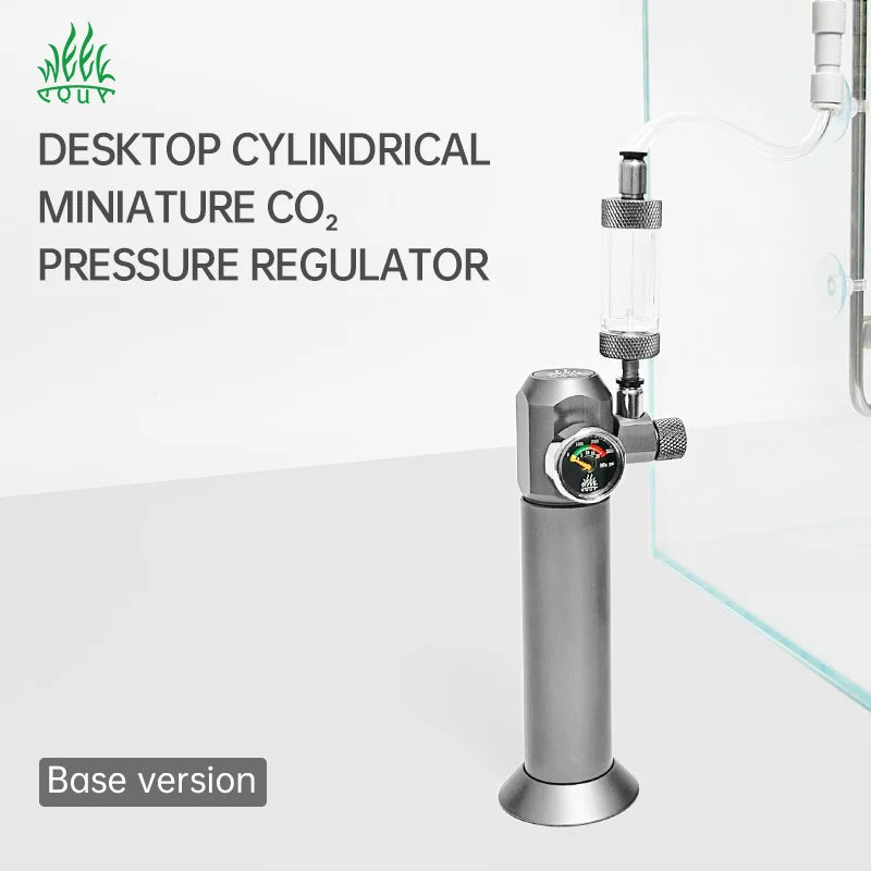 Precision Mini CO2 Regulator for Planted Aquariums - Stable & Durable Aluminum System