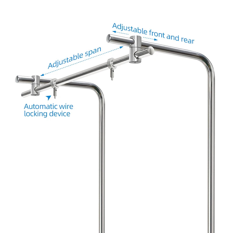 Week Aqua Premium Back-Hanging Stainless Steel Aquarium Light Stand Series DJ-H