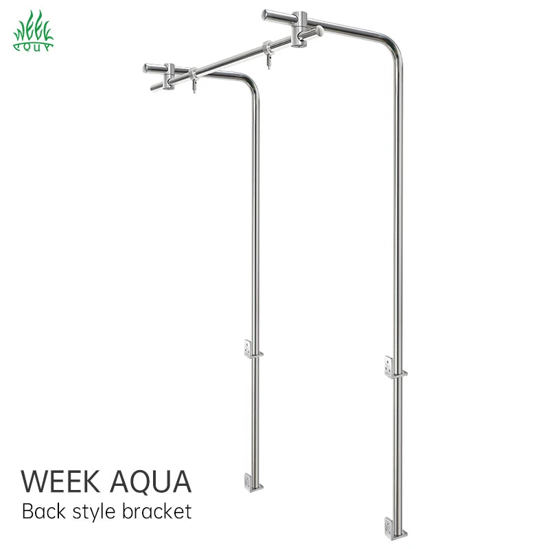Week Aqua Premium Back-Hanging Stainless Steel Aquarium Light Stand Series DJ-H