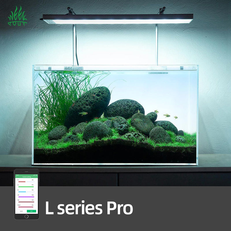 WEEK AQUA L Series Pro RGB+UV Intelligent App Control LED Planted Aquarium Light
