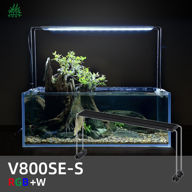 Week Aqua V Series Amphibious Paludarium LED Light RGB+W Full Spectrum High Stand Bracket
