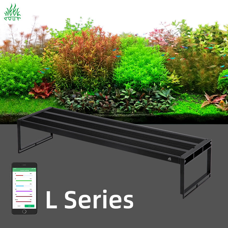 WEEK AQUA L Series Pro RGB+UV Intelligent App Control LED Planted Aquarium Light