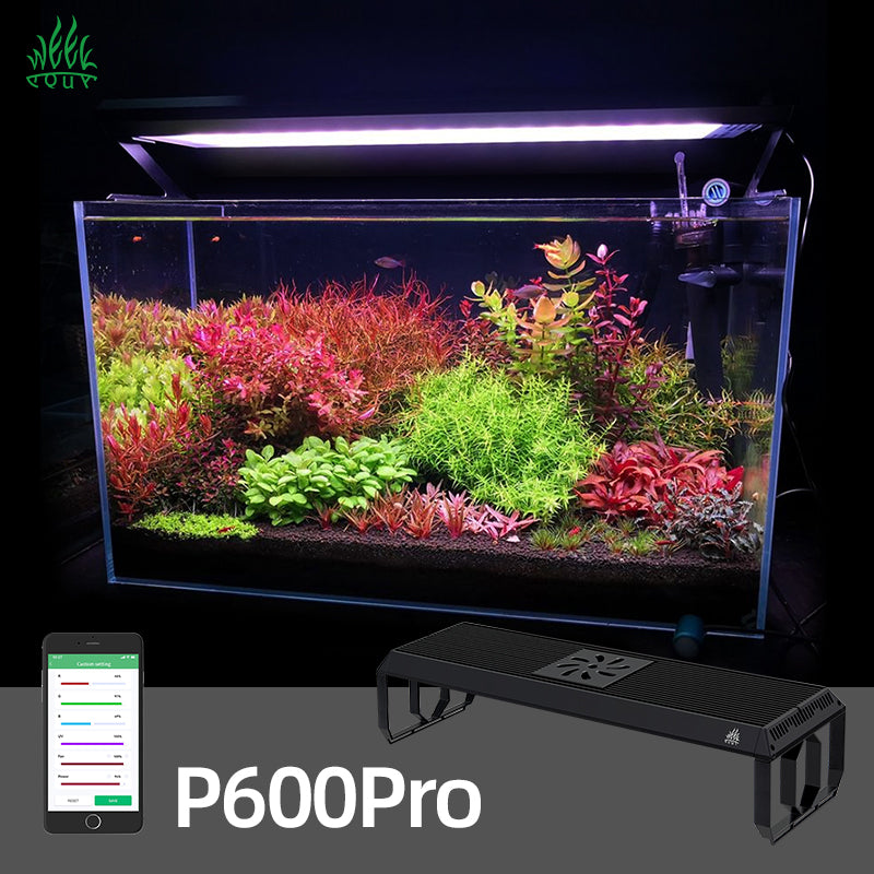 Week Aqua P Series Ver.3 RGB+UV Smart Bluetooth LED Aquarium Light