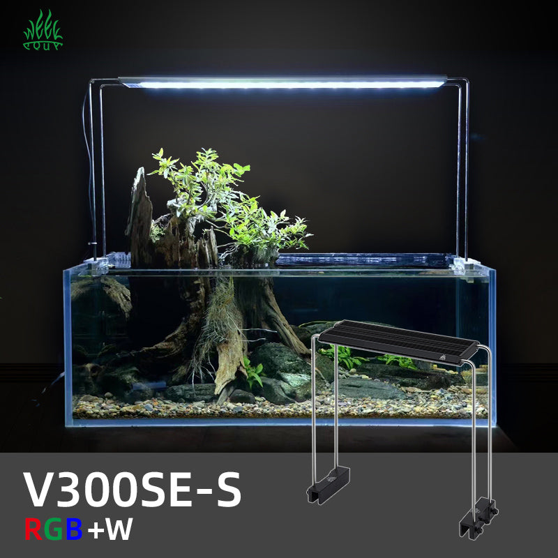 Week Aqua V Series Amphibious Paludarium LED Light RGB+W Full Spectrum High Stand Bracket
