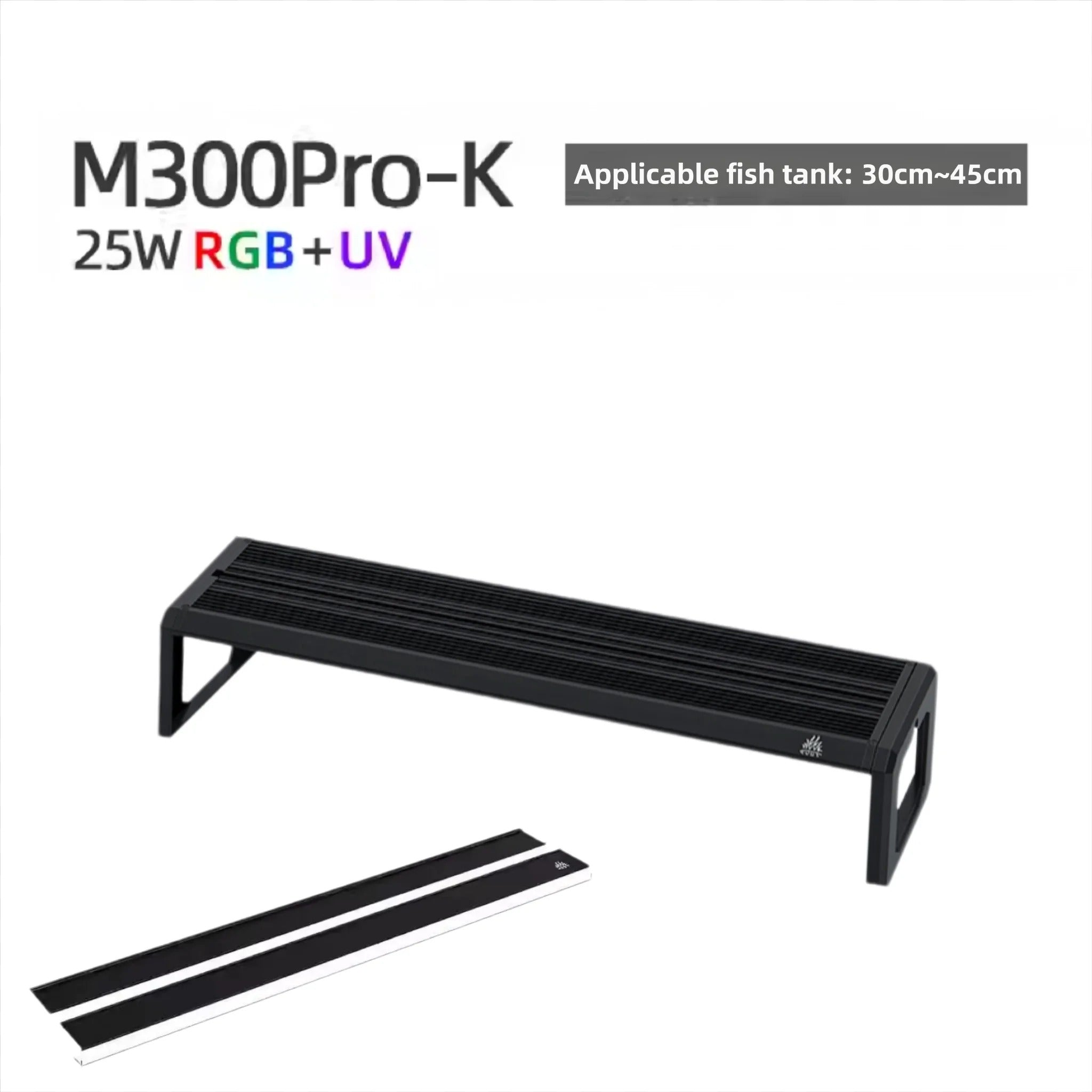 Week Aqua M Series Smart RGB+UV Aquarium LED Light - Full Spectrum Plant Grow Lamp
