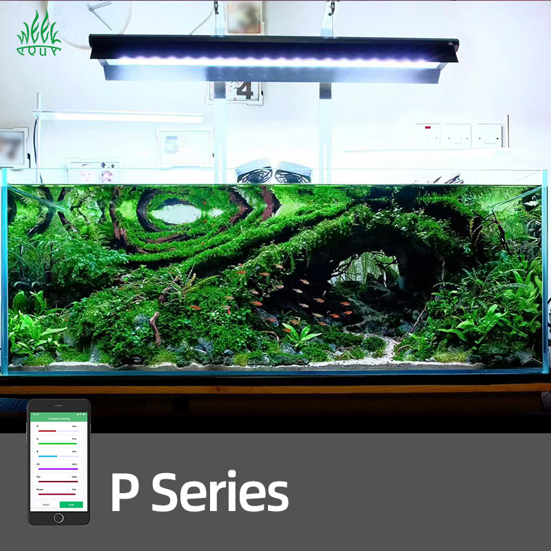Week Aqua P Series Ver.3 RGB+UV Smart Bluetooth LED Aquarium Light